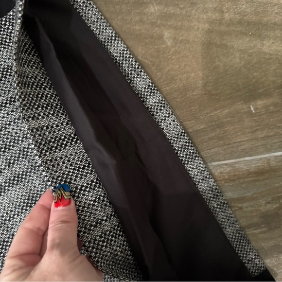 4C Anthropologie Dress Womens Blue Gray Colorblock V Neck Sleeveless Size 4 - Picture 6 of 12